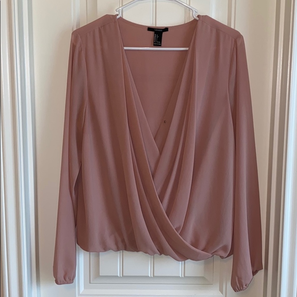 Mauve Long Sleeve Blouse